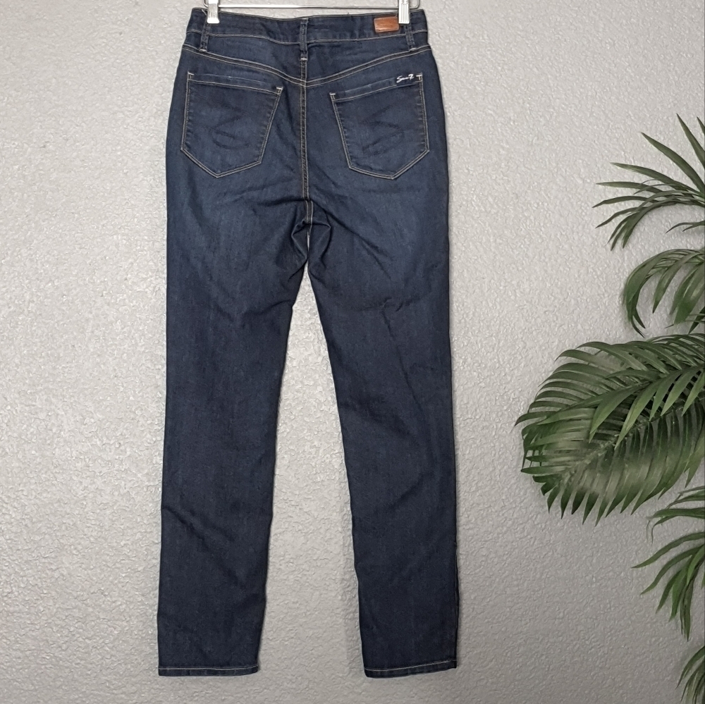 SEVEN7 Jeans High Waisted Womens 6 Slim Straight Blue Denim - Picture 5 of 16